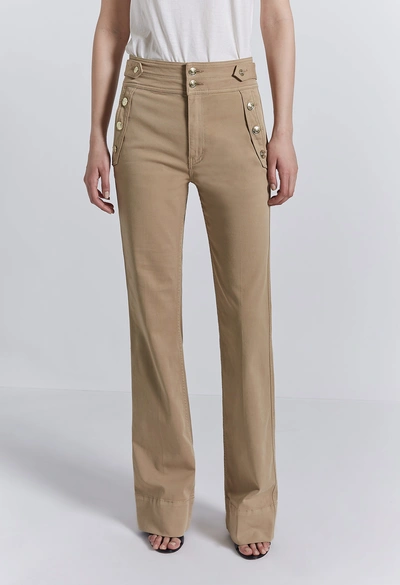 Shop Current Elliott The Maritime Pant In Light Kelp