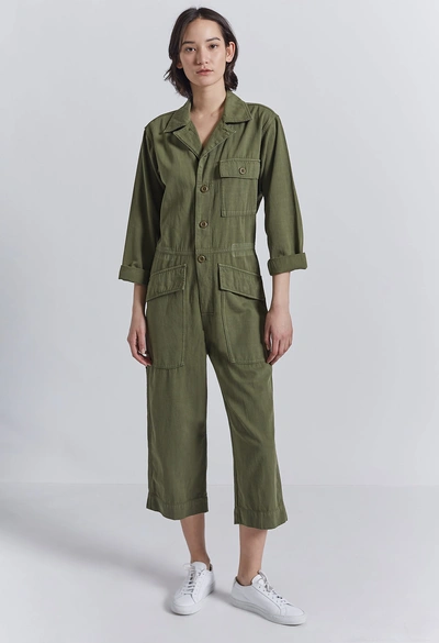 Shop Current Elliott The Richland Coverall In Army Green