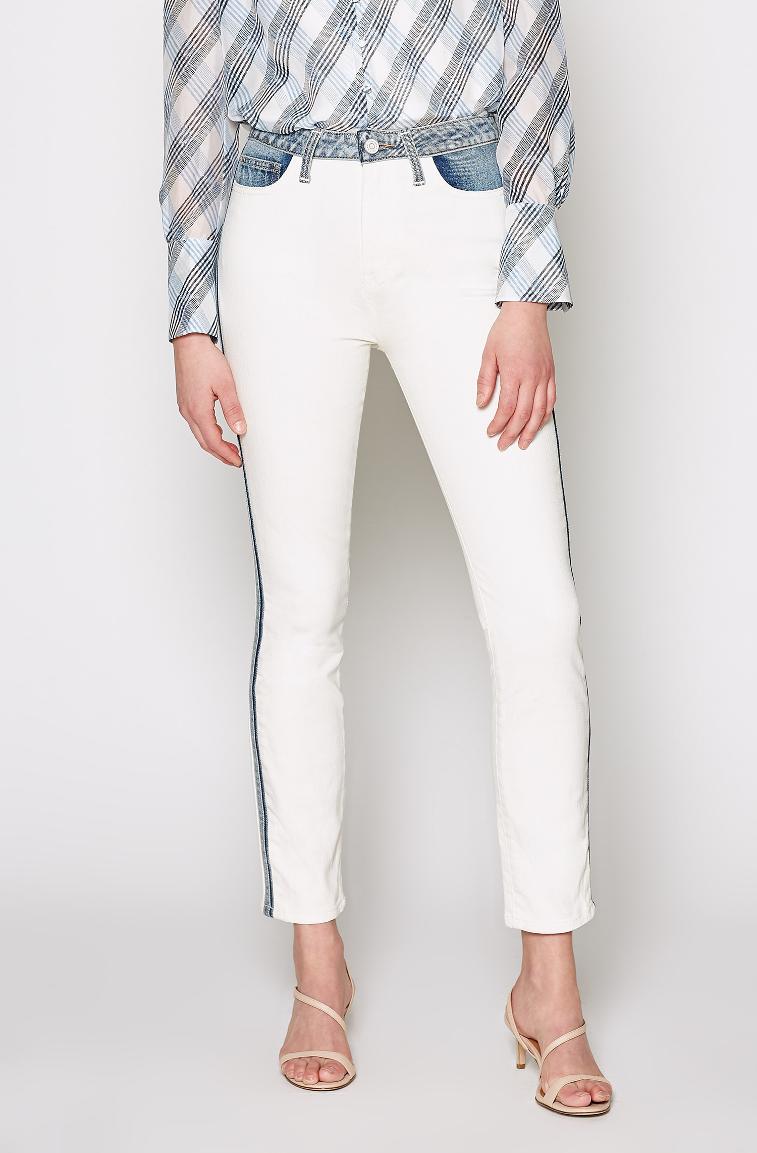 joie white jeans