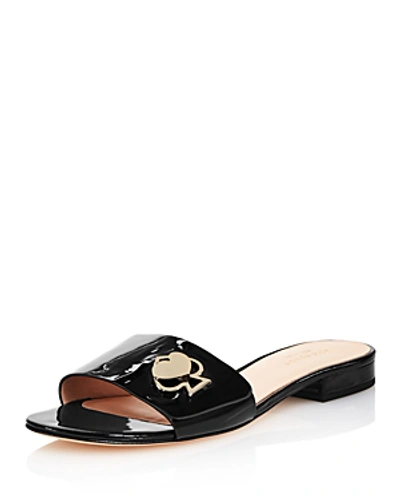 Shop Kate Spade New York Women's Ferry Slide Sandals In Black