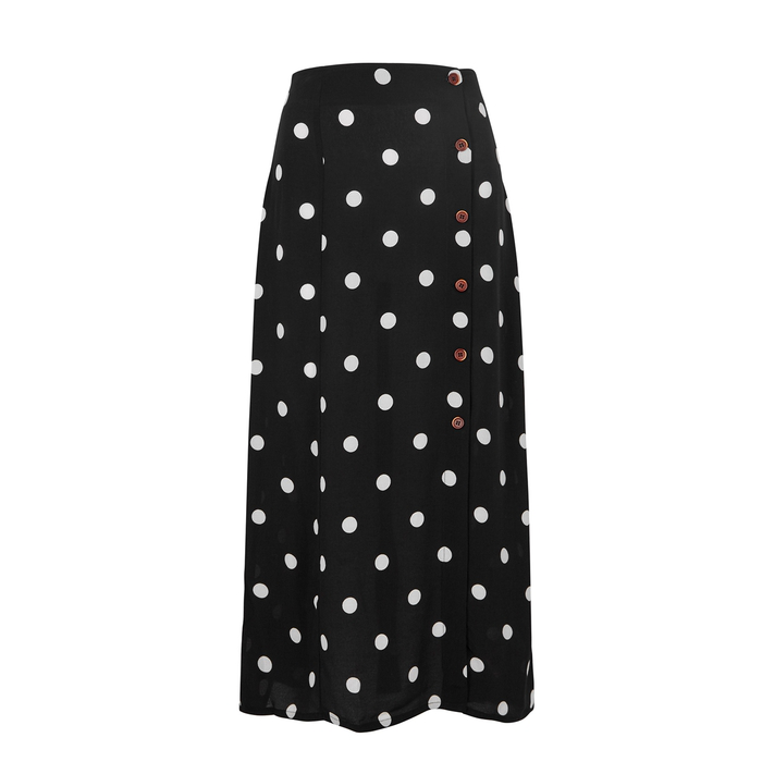 free people polka dot skirt