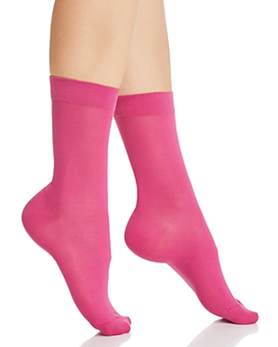 Shop Falke Mesh Crew Socks In Pink