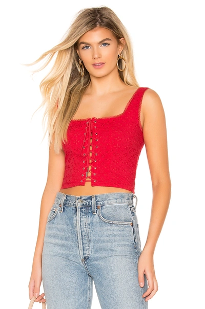 Shop Majorelle Kent Top In Red.