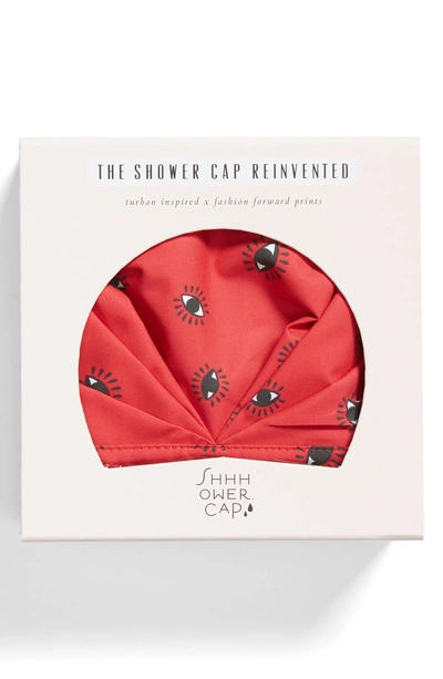Shop Shhhowercap The Minx Shower Cap In Red