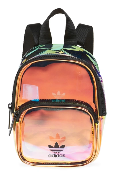 Adidas Originals Ori Mini Holographic Clear Backpack - Metallic In Radiant  Metallic | ModeSens