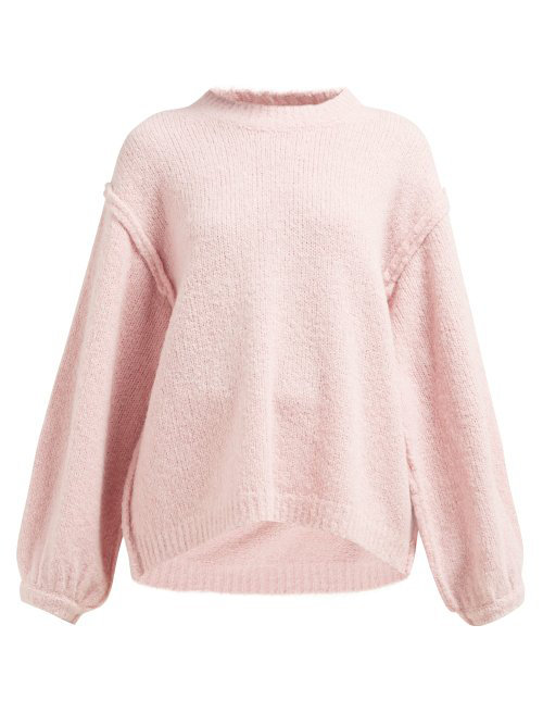 light pink sweater