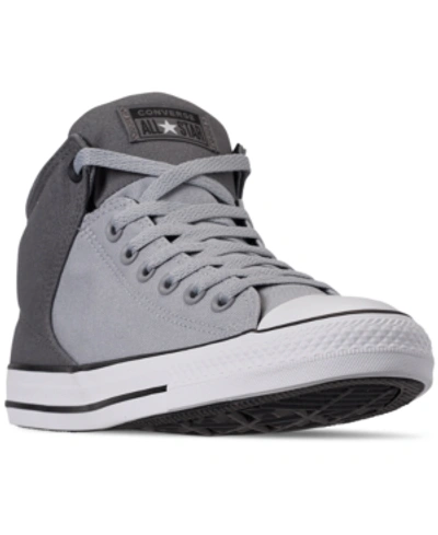 Shop Converse Men's Chuck Taylor All Star High Street Casual Sneakers From Finish Line In Wolf Grey/mason/black