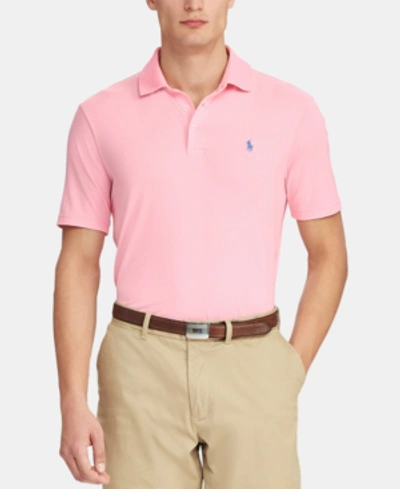 Shop Polo Ralph Lauren Men's Classic Fit Performance Polo In Taylor Rose
