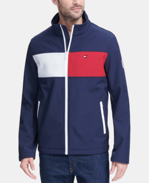 tommy hilfiger men's classic soft shell jacket