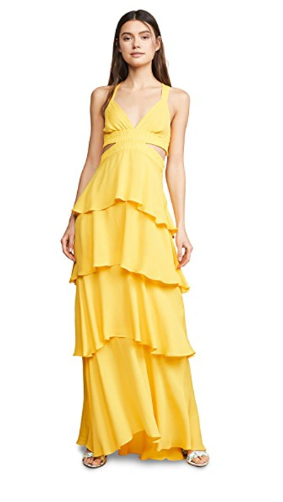 Shop A.l.c Lita Dress In Yellow