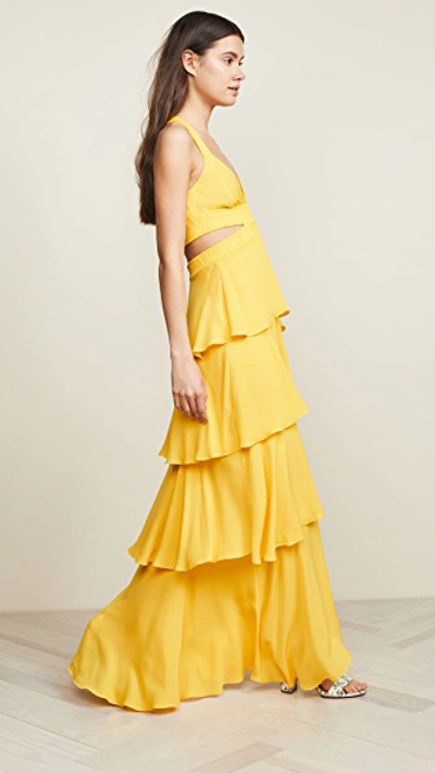 Shop A.l.c Lita Dress In Yellow