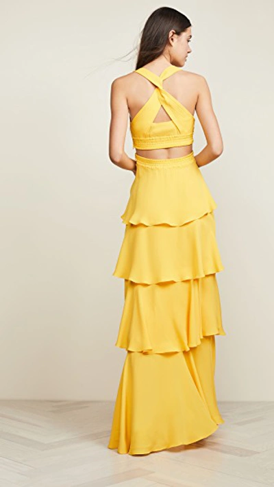 Shop A.l.c Lita Dress In Yellow