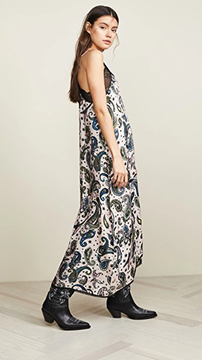 Shop Zadig & Voltaire Risty Paisley Dress In Corolle