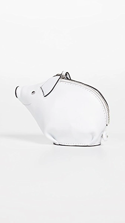 Shop Rebecca Minkoff Piggy Bag Charm In Optic White