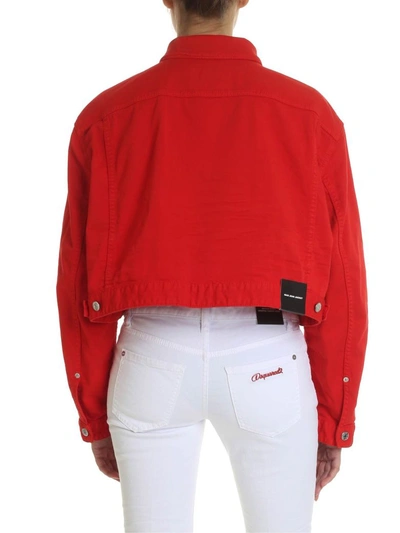 Shop Dsquared2 Jacket In Red