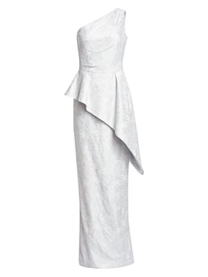 teri jon peplum dress
