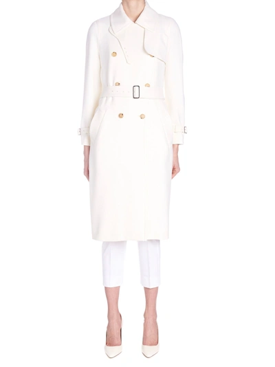 Shop Max Mara 'dalila' Coat In White