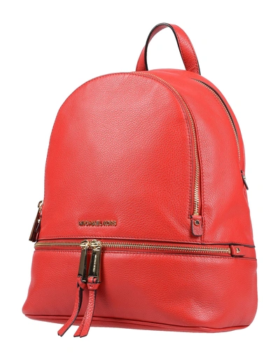 Shop Michael Michael Kors Backpacks & Fanny Packs In Red