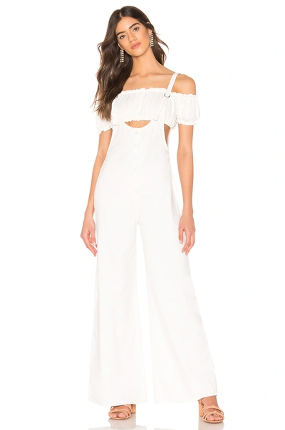 Shop Amuse Society Betina Jumpsuit In White. In Off White