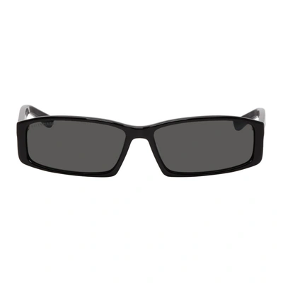 Shop Balenciaga Black Neo Sunglasses In 001 Black