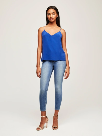 Shop L Agence Jane Camisole Tank In Royal Blue