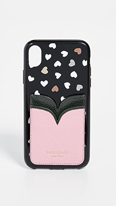 Shop Kate Spade Sam Double Sticker Pocket In Rococo Pink