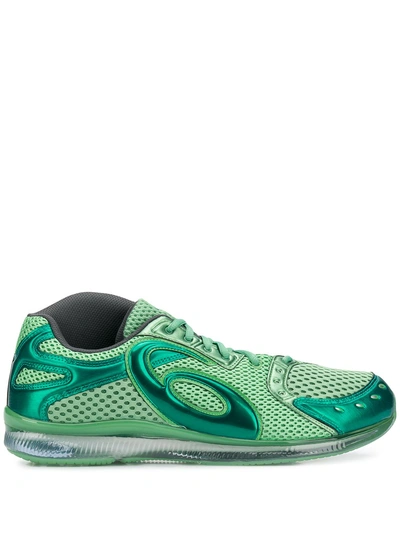 Shop Asics Mesh Ankle Support Sneakers - Green