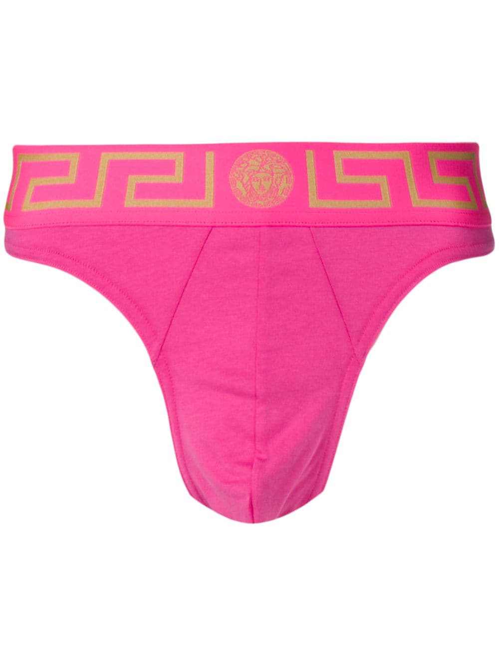 pink versace underwear