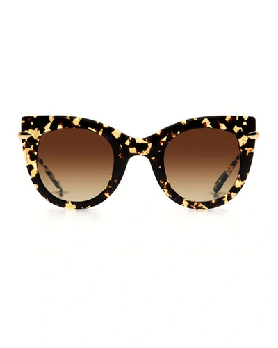 Shop Krewe Laveau Cat-eye Sunglasses In Zulu