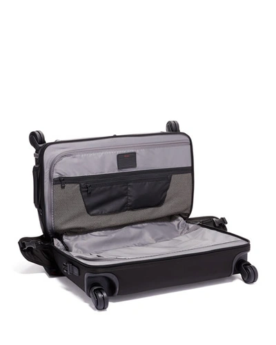 Shop Tumi Alpha 3 Carry-on 4-wheel Garment Bag In Black