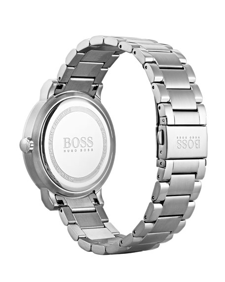 Hugo Boss Men's Oxygen Stainless Steel Bracelet Watch 42mm In Blue/  Stainless | ModeSens