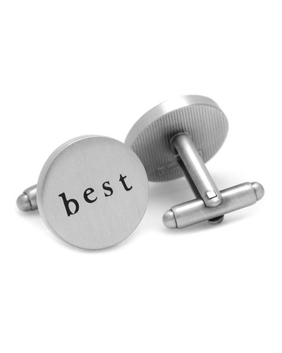 Shop Cufflinks, Inc Best Dad Cufflinks In Silver