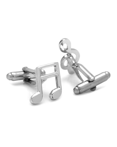 Shop Cufflinks, Inc Music Note Treble Clef Cufflinks In Silver