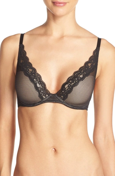 Shop Passionata By Chantelle 'brooklyn' Underwire T-shirt Bra In Black