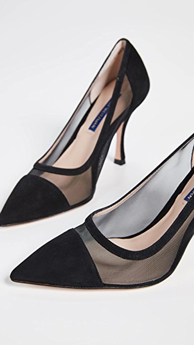 Shop Stuart Weitzman Monroe Pumps In Black