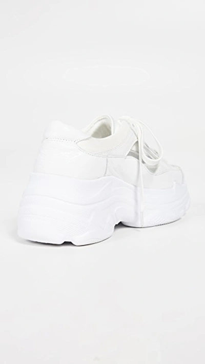 Shop Villa Rouge Vezi Trainer Sneakers In Clear/bright White