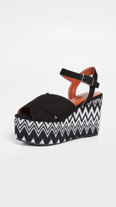 x Missoni Engie Wedge Sandals