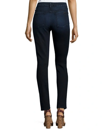 Shop Jen7 By 7 For All Mankind Riche Touch Skinny Ankle Jeans, Dark Blue In Classic Blue/blk
