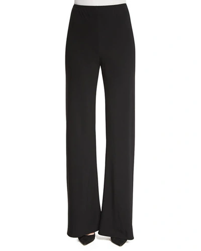 Shop The Row Gala Straight-leg Cady Pants In Black