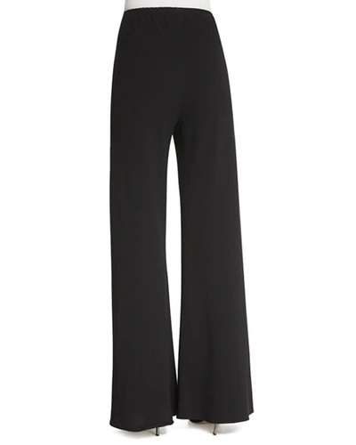 Shop The Row Gala Straight-leg Cady Pants In Black