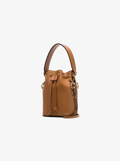 Shop Fendi Mini 'mon Tresor' Beuteltasche In Brown