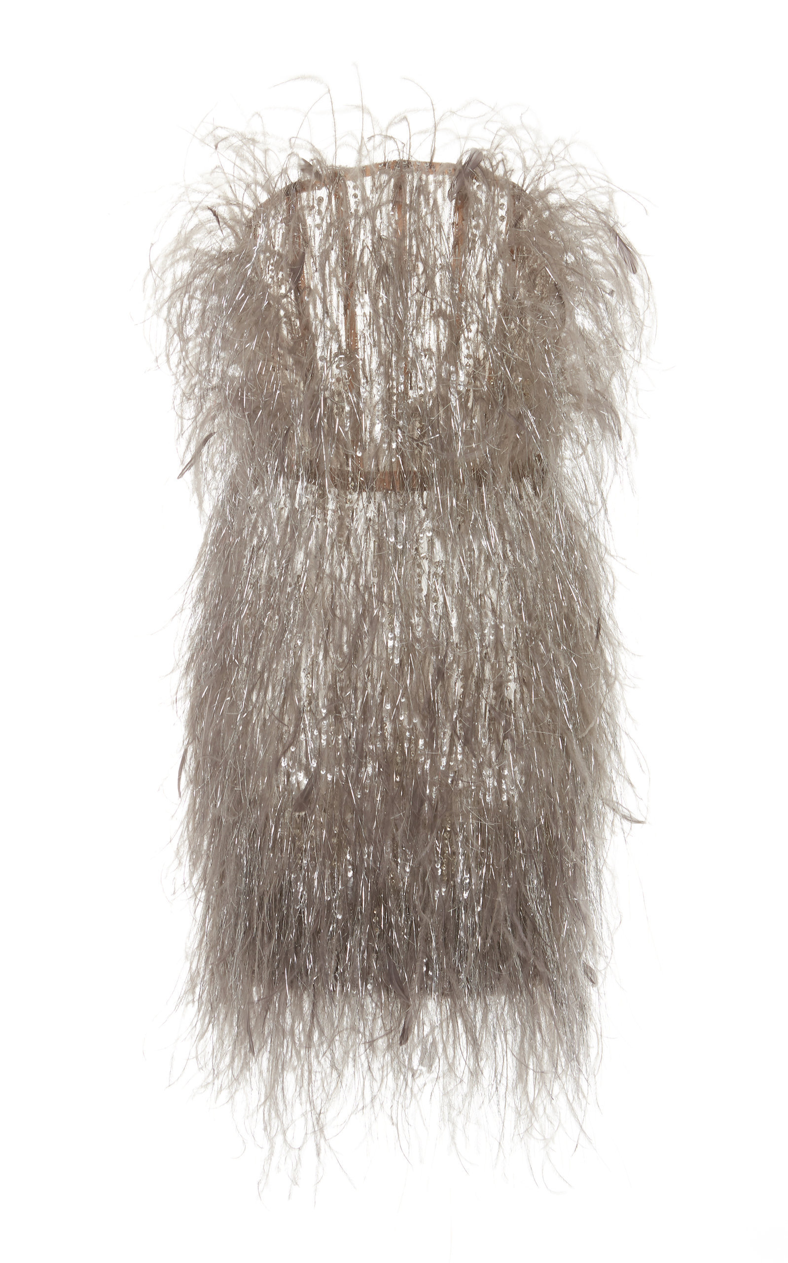 ostrich feather dress