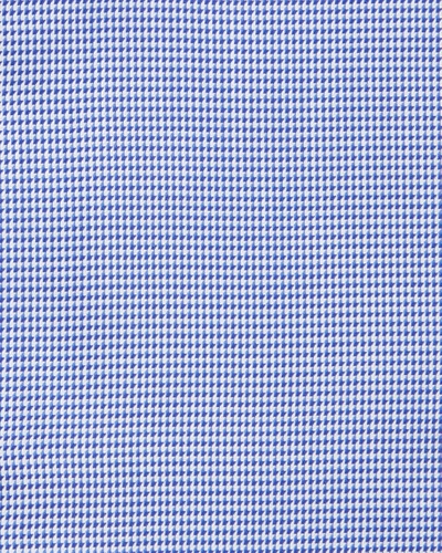 Shop Eton Men's Basic Slim-fit Houndstooth Dress Shirt In Blue
