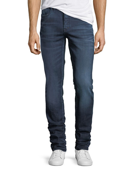 Prps Talus Straight-leg Slim-fit Jeans In Dark Blue | ModeSens