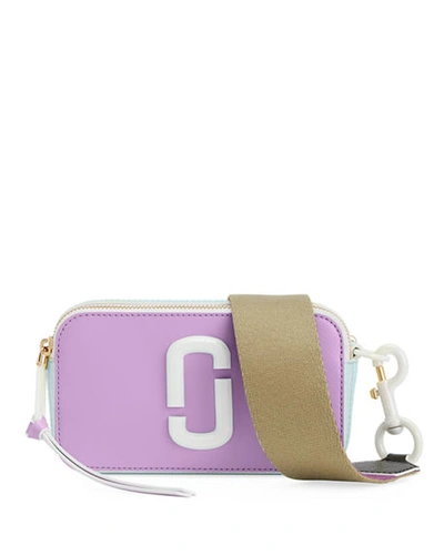 MARC JACOBS CERAMIC SNAPSHOT CAMERA LEATHER CROSSBODY BAG