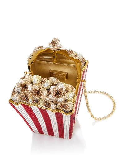 Shop Judith Leiber Popcorn Matinee Minaudiere Clutch Bag In Multi