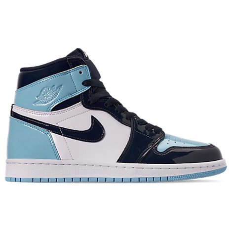 blue nike high top shoes