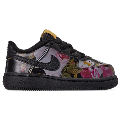 Shop Nike Girls' Toddler Air Force 1 '07 Lxx Casual Shoes In Black