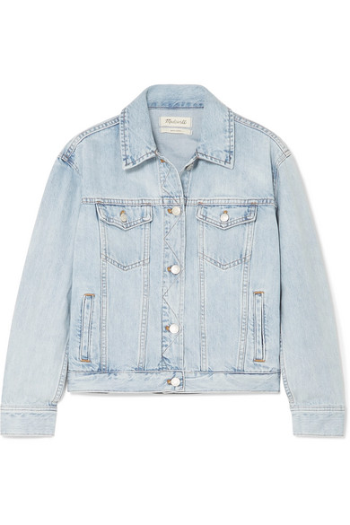 boxy crop denim jacket