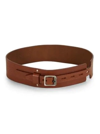 Shop Rag & Bone Field Waist Leather Belt In Brown